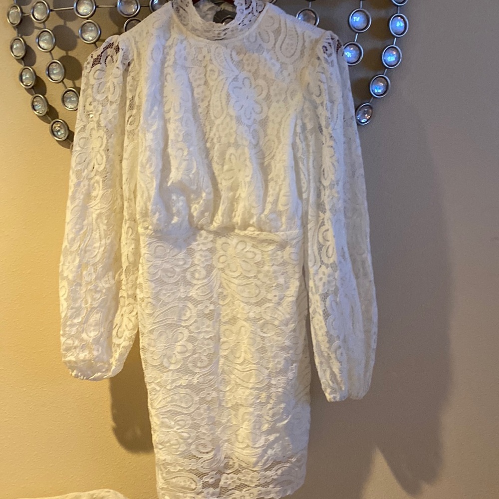 NWT Boohoo High Neck Mini Dress